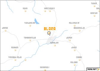 Blora (Indonesia) map - nona.net