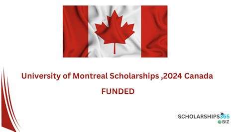 University of Montreal Scholarships , Canada (Funded)