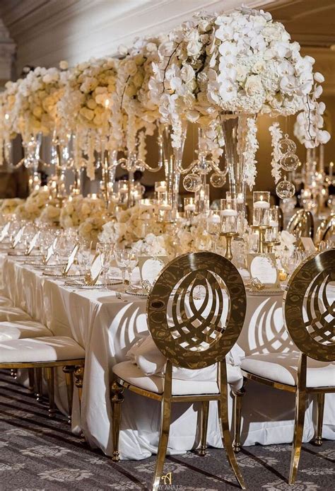 white and gold wedding theme ideas - Of Moment Weblog Art Gallery