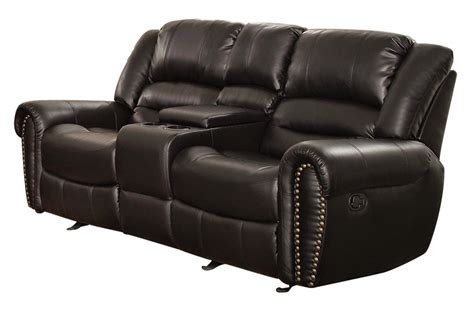 Best Manual Genuine Leather Recliner Sofa