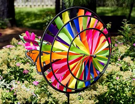 Wind Garden Spinners Add Fun And Colorful Motion To Your Yard