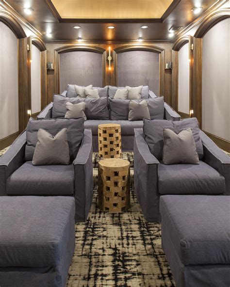 Theater Room by Lisa Sherry Interieurs #hometheaterideas | Home cinema ...