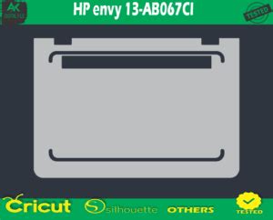 HP Envy 13-AB067Cl Skin Vector Template - 2.00