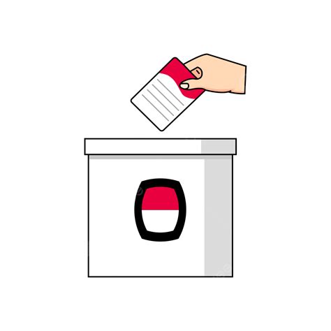 Vector Indonesian Election Ballot Box, Election Ballot Box, Election, Voice Box PNG and Vector ...