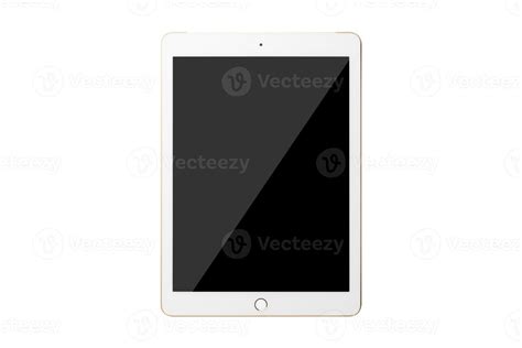 4671 White ipad isolated on a transparent background 20139204 Stock ...