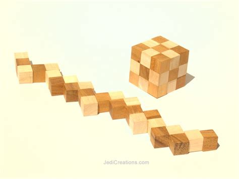 Snake Cube Wooden Puzzles : Manufacturer Exports, JediCreations