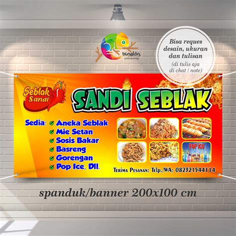 Banner Warung Seblak Spanduk Makanan Seblak Spanduk Custom Ukuran | My XXX Hot Girl