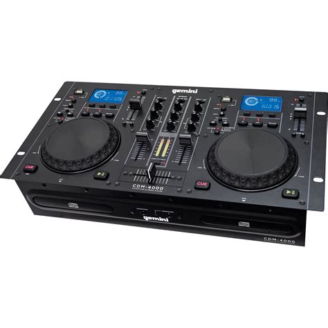 Gemini CDM-4000 CD/MP3/USB DJ Media Player CDM-4000 B&H Photo