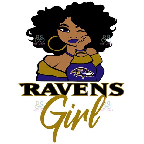 Ravens Girl Svg, Ravens Logo Svg, NFL Girls Svg, Football Sv - Inspire ...