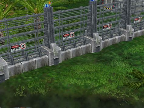 Image - Medium Security Fence.png | Jurassic Park: Operation Genesis ...