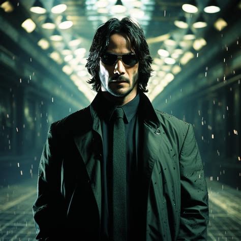 Premium Photo | Neo keanu Reeves in matrix movie