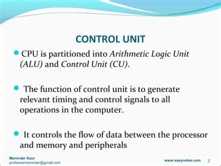 Timing and-control-unit | PPT