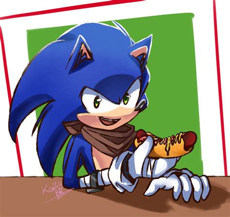 Sonic Boom with chili Dog by BlurangeArtz on DeviantArt