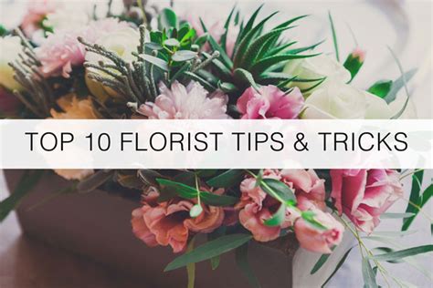 Top 10 florist tips tricks – Artofit