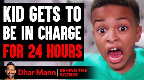 Kid Gets To BE IN CHARGE for 24 Hours (Behind The Scenes) | Dhar Mann ...