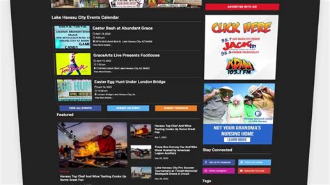 Lake Havasu City Event Calendar - YouTube