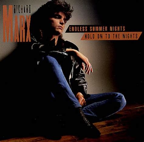 Richard Marx Endless Summer Nights UK 7" vinyl single (7 inch record / 45) (106323)