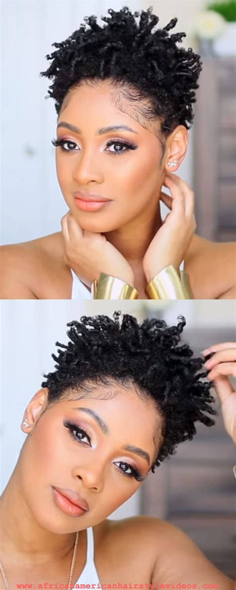 Super Defined Protective Hairstyles Using Finger Coils On 4C Natural Hair | Tapered natural hair ...