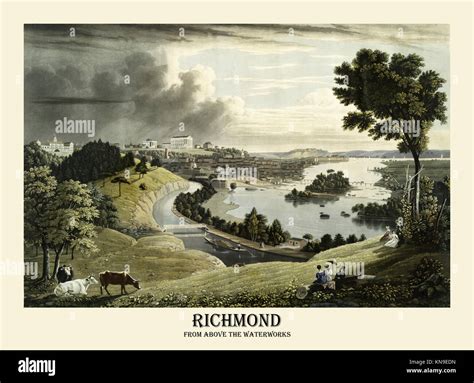 Map of richmond hi-res stock photography and images - Alamy