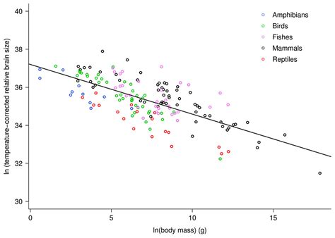 Brain size varies with temperature in vertebrates [PeerJ]