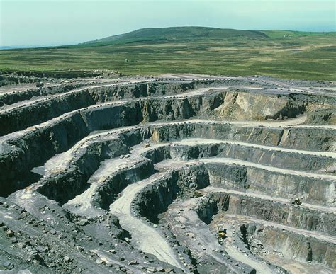 Penrhyn Slate Quarry Showing Terraces Photograph by Martin Bond/science Photo Library - Fine Art ...