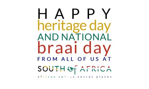 Happy Heritage Day and National Braai Day - South Of AfricaSouth Of Africa