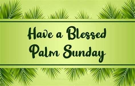 Happy Palm Sunday Wishes and Quotes - WishesMsg