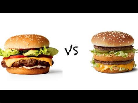 BIG MAC vs WHOPPER - YouTube