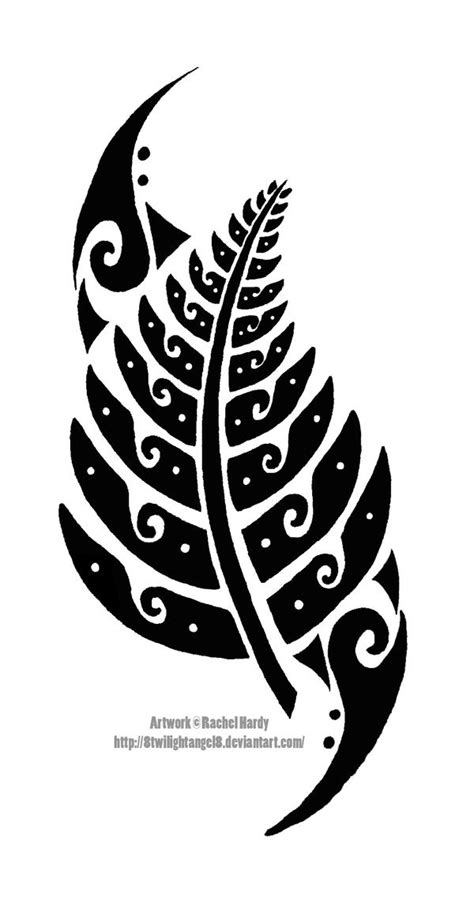 NZ Silver Fern Tattoo by 8TwilightAngel8 on DeviantArt