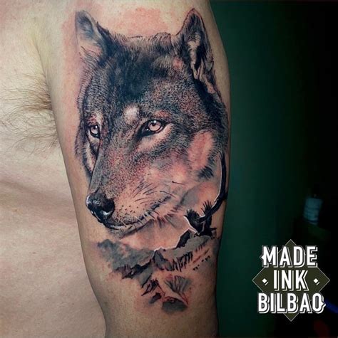 Tatuaje lobo - Made Ink Bilbao