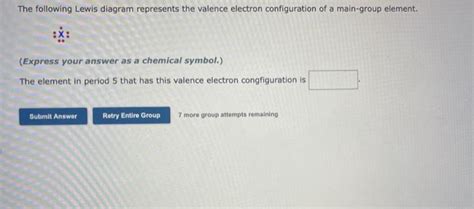 Solved The electron configurations for four main-group | Chegg.com