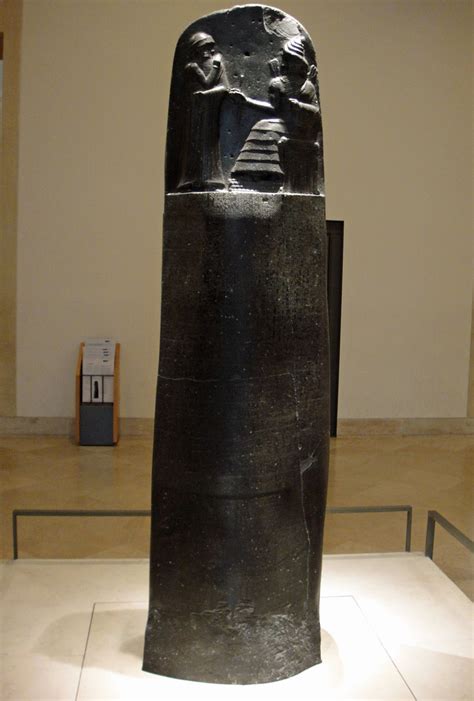 Diorite stele of The Code of Hammurabi | Babylonian laws car… | Flickr
