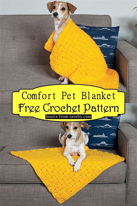 10 Free Crochet Dog Blanket Patterns | Crochet dog, Crochet dog ...