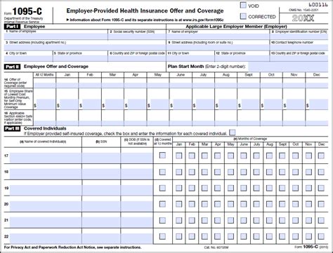 2023 Form 1095 C - Printable Forms Free Online
