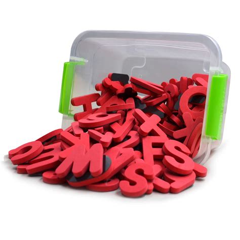 Amazon.com : Red Magnetic Letters, EVA Letters and Numbers for ...