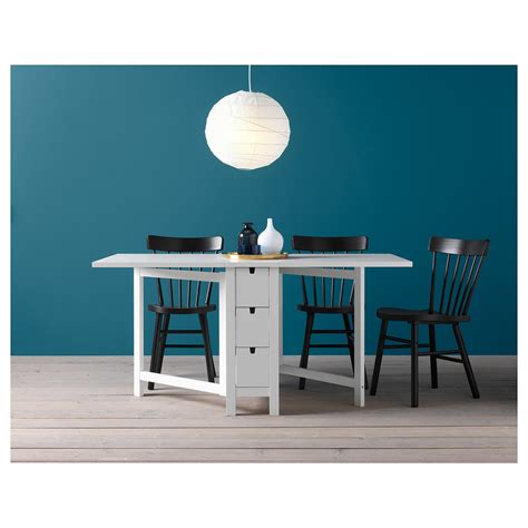 NORDEN Gateleg table, white - IKEA