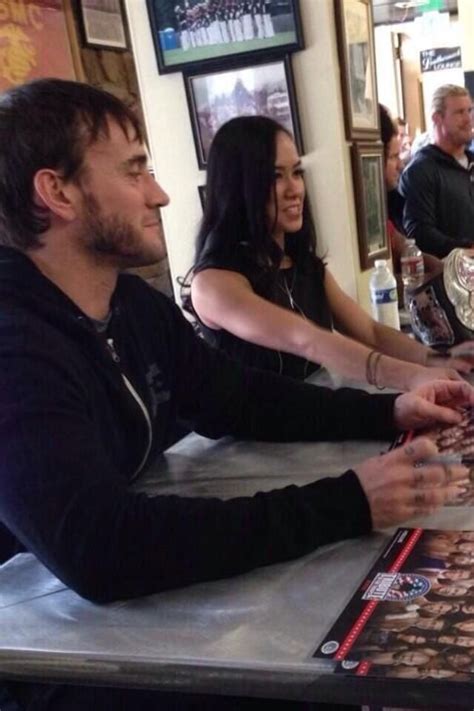 AJ Lee and CM Punk at Tribute to the Troops - AJ Lee Photo ... Cm Punk ...