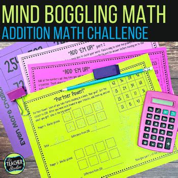 Math Enrichment Activities | Mind Boggling Math Center: Addition With Regrouping