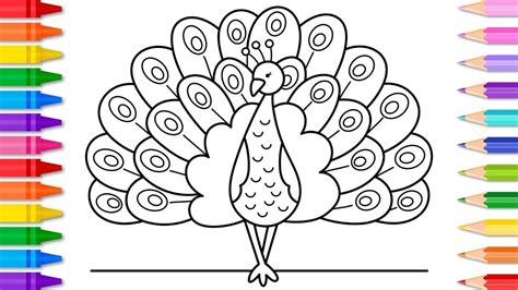 Coloring Pages Of Peacock