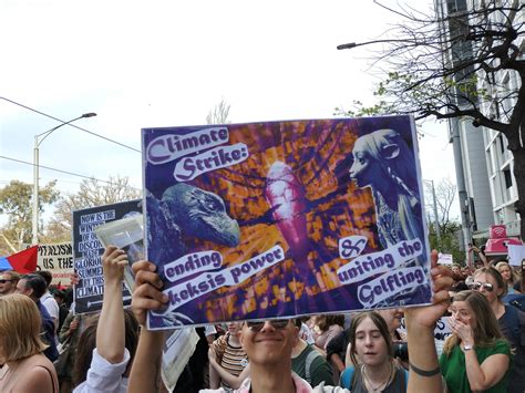 Winner of best protest sign at the Melbourne climate rally : r/DarkCrystal