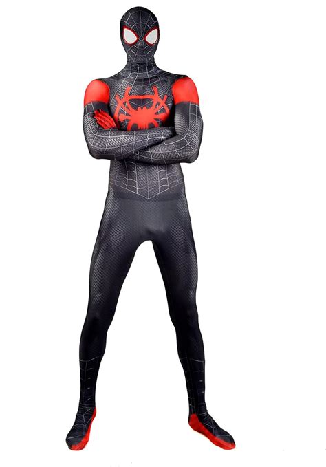 Into The Spider Verse Miles Morales Spider Costume India | Ubuy