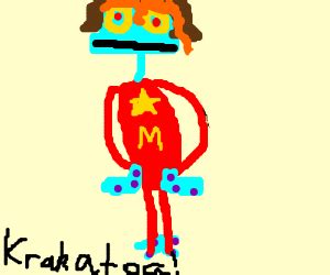 Krakatoa Squidward - Drawception