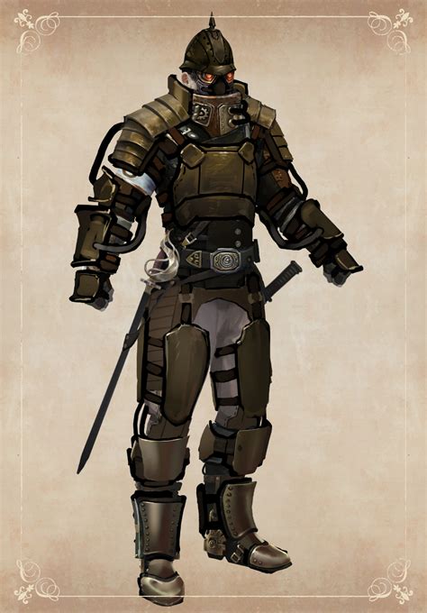 ArtStation - Steampunk Soldier #3, Adam Węsierski | Steampunk armor ...