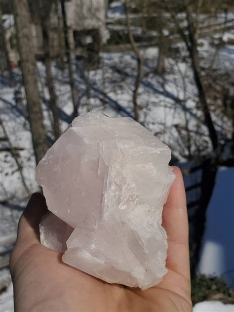 633g Flourecent Raw Pink Calcite Crystal / Mineral Specimen | Etsy