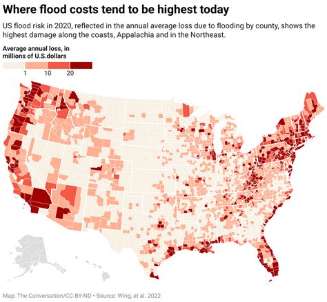 New flood maps show stark inequity in damages, which are expected to rise over next 30 years ...