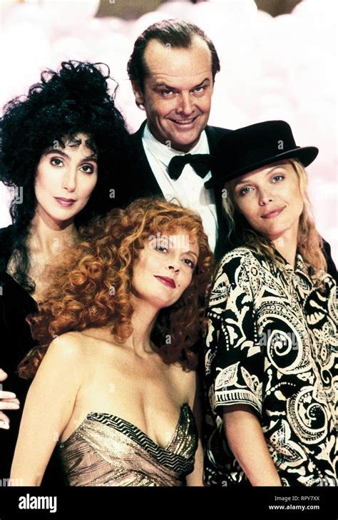 CHER, SUSAN SARANDON, JACK NICHOLSON,MICHELLE PFEIFFER, THE WITCHES OF ...