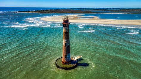 Wallpaper USA Morris island, South Carolina Ocean Nature 2560x1440