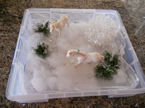 Toy Box Takeout: Frozen Snowflake Sensory Bin