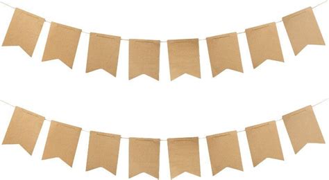 Creative Converting Kraft Paper Pennant Banner | Pennant banners, Paper banners, Party banners