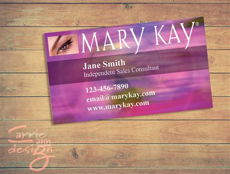 Mary Kay Business Cards, Printable, Pink, Custom, Make-up, Eye, Download, - Etsy